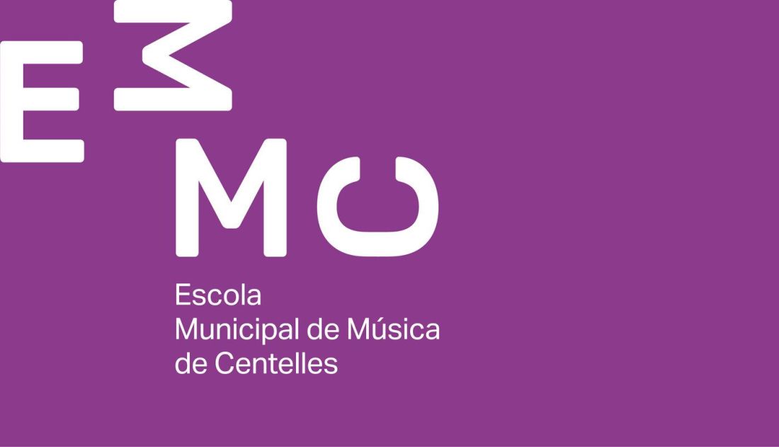 Logotipo de la EMMC sobre los distintos colores de la nueva identidad diseñada por Piscastudio